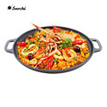 Ebay Hot Sale 14 inch Round Black Cast Iron Pizza Pan